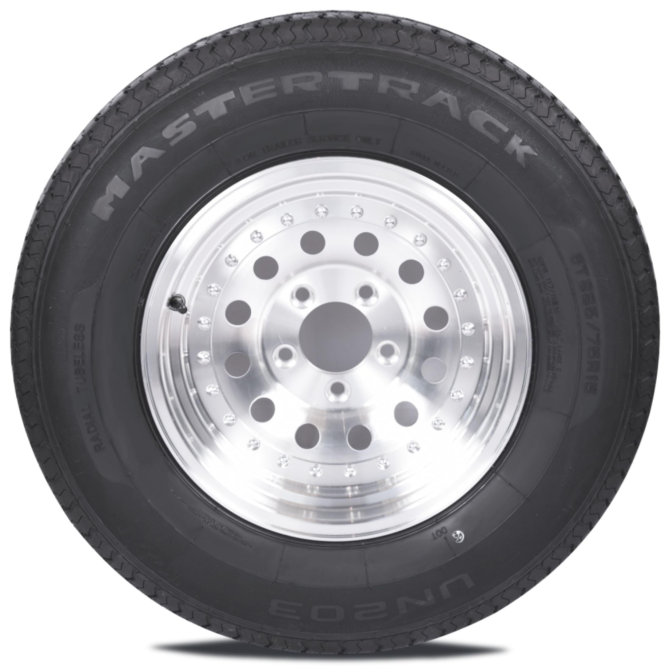 Mastertrack Un203 St225/75R15 10 Ply 117M Load Range E Radial Trailer Tire - St225/75/15(Tire Only)